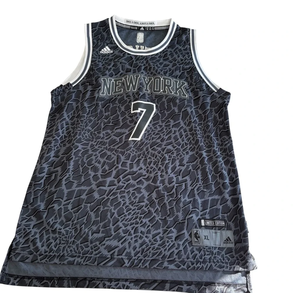 Adidas NBA New York Knicks #7 Limited Edition‎ Basketball Jersey Boys XL